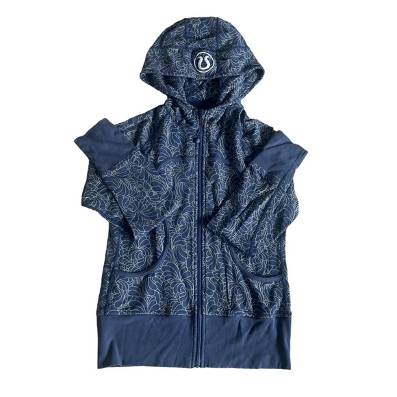lululemon athletica Jackets & Blazers - Lululemon Floral Zip Up Jacket Lightweight Size S
